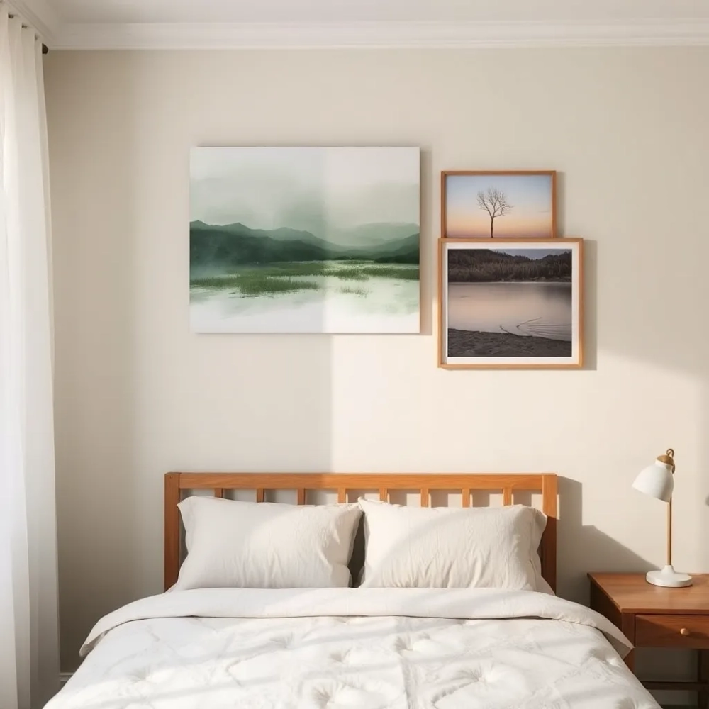 co powiesić nad łóżkiem w sypialni