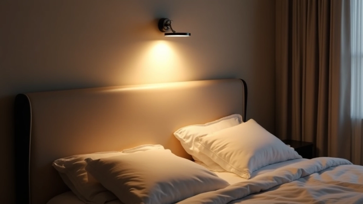 Jak zamontować kinkiet nad łóżkiem