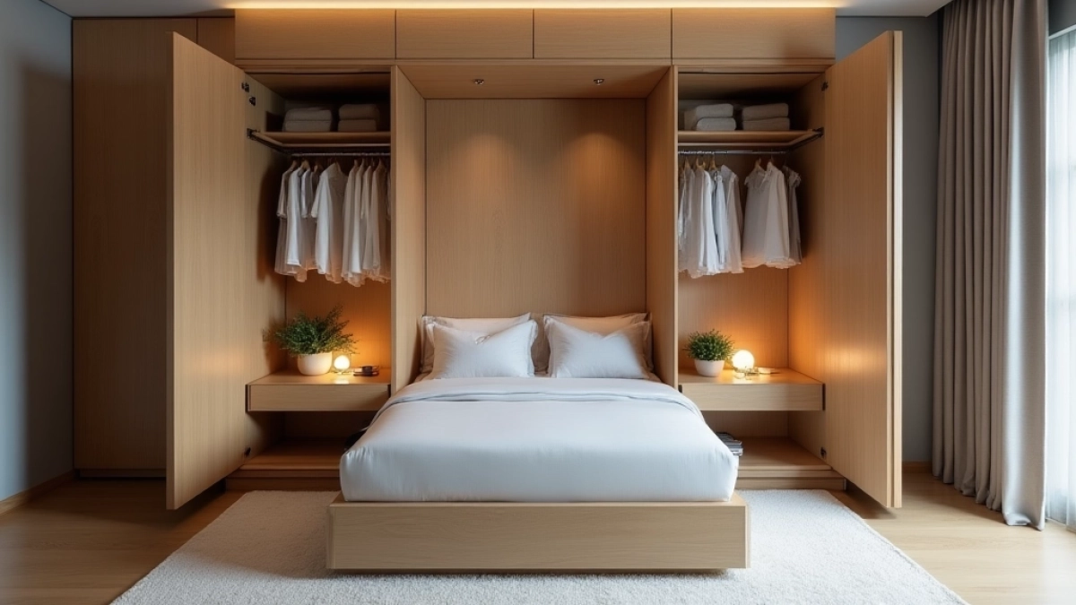 Jak zrobić łóżko chowane w szafie