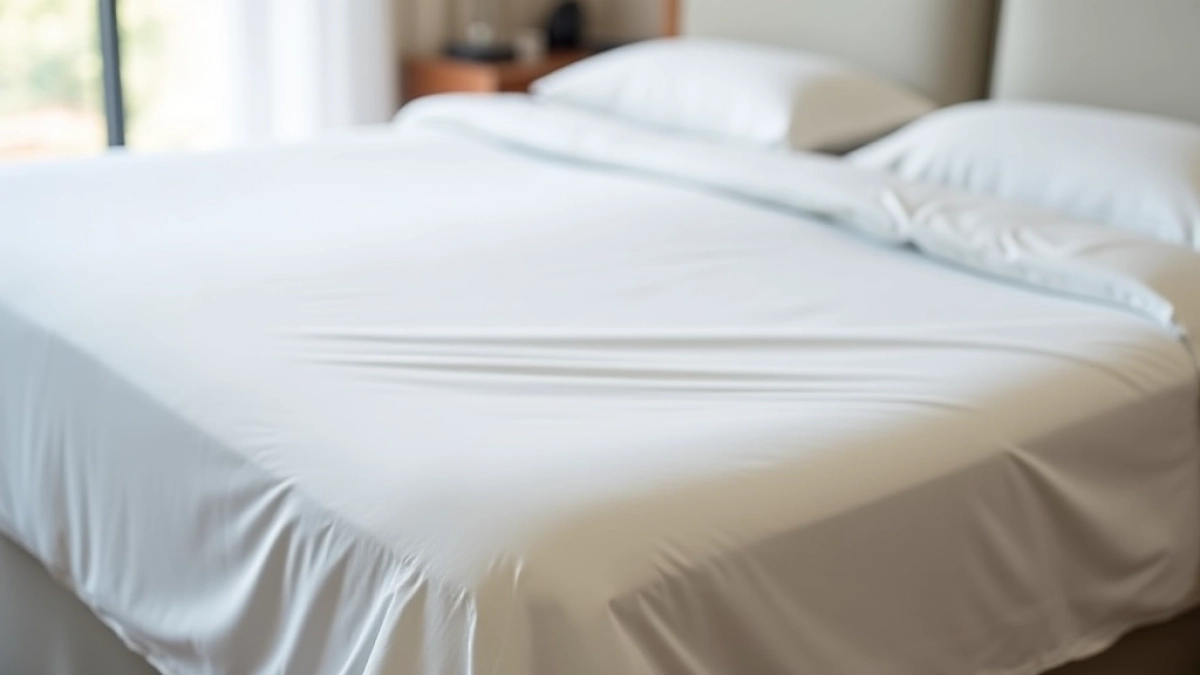 Jakie prześcieradło na łóżko kontynentalne