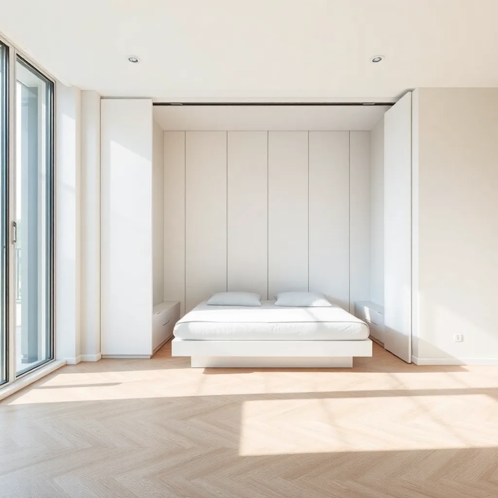 Łóżko w szafie 160