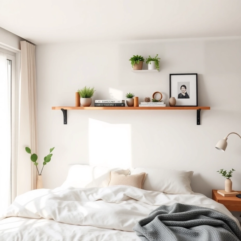 Półka Nad Łóżkiem W Sypialni Na Jakiej Wysokości