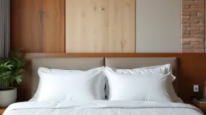 Czym wyłożyć ścianę za łóżkiem
