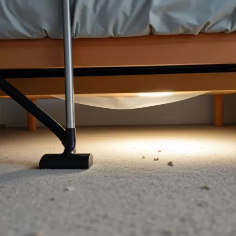 Jak odkurzyć pod niskim łóżkiem