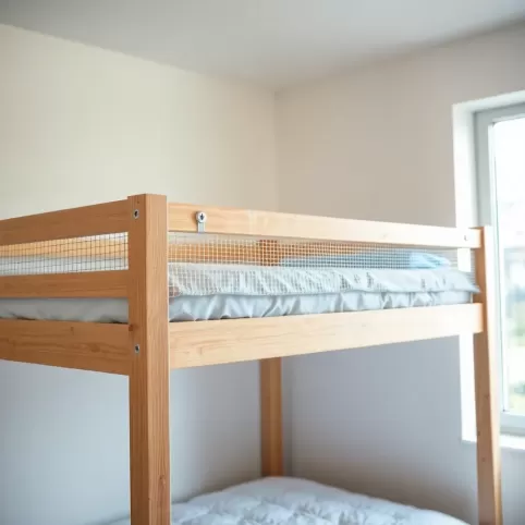 Jak zamontować siatkę na łóżko piętrowe