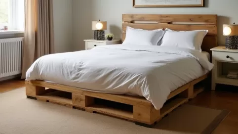 Jak zrobić łóżko z palet 90x200