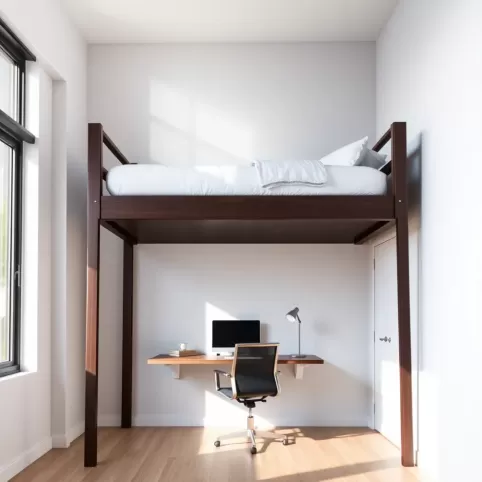 łóżko na antresoli dla dorosłych
