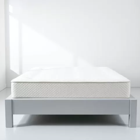 łóżko z materacem