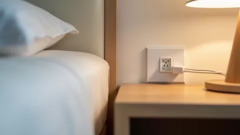 Na jakiej wysokości gniazdka przy łóżku