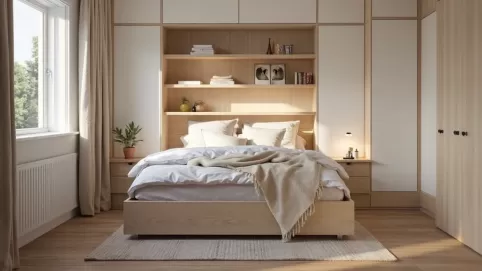 Pomysł na łóżko w małym pokoju