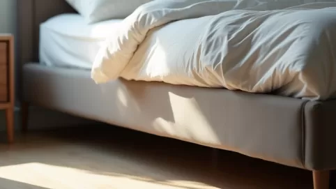 Wysokość łóżka kontynentalnego z materacem